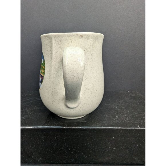 Market Square Plain & Fancy Stoneware 8 Oz Cream Jug Goose Girl w/Basket - Picture 4 of 7